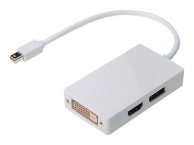 DIGITUS Videoadapter - Mini DisplayPort männlich zu DVI-I HDMI DisplayPort weiblich