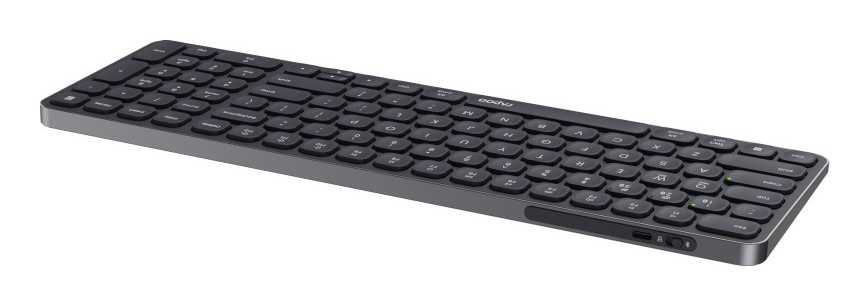 Rapoo E9710M Dunkelgrau Tastatur kabellos - TL: Deutsch, QWERTZ, Ansicht 3