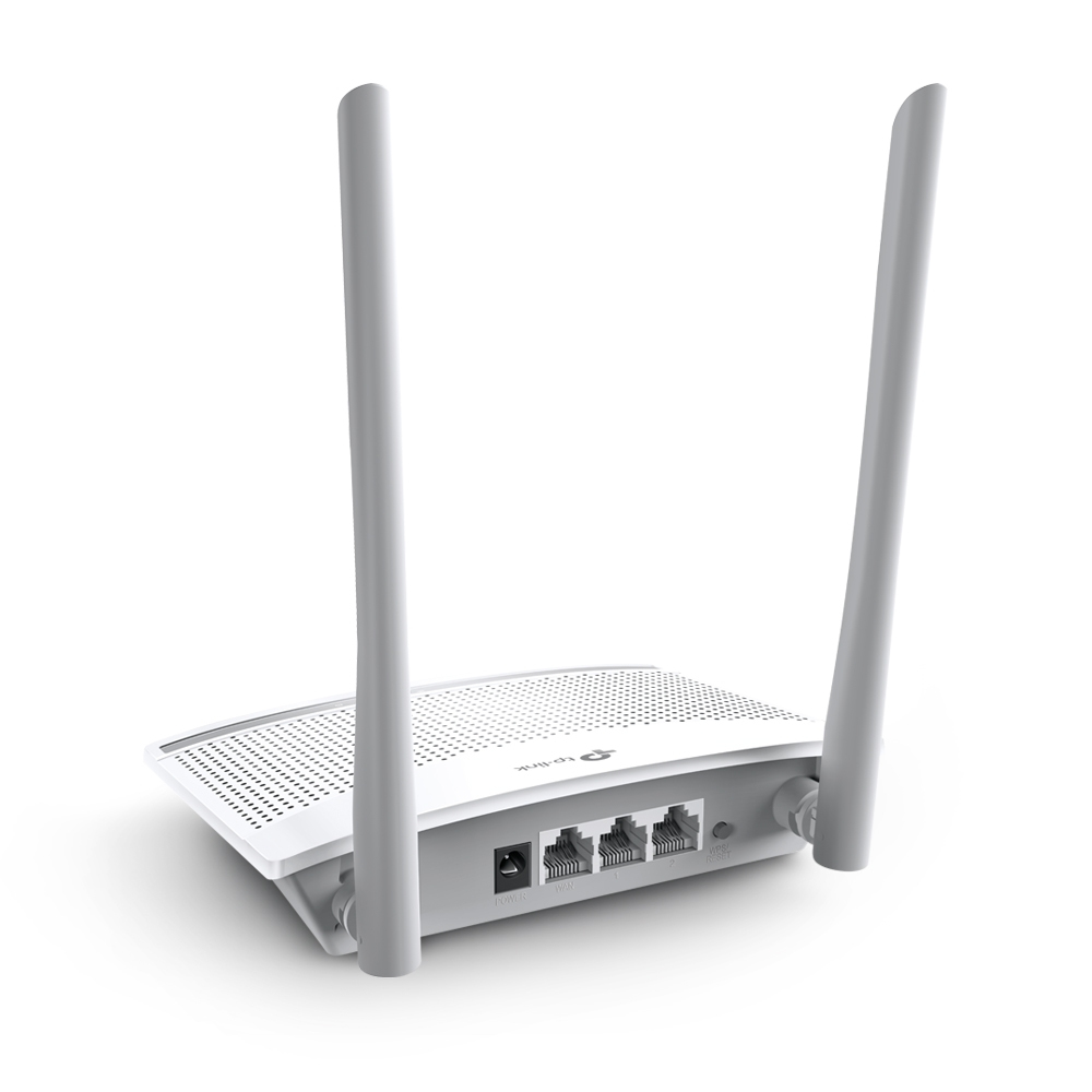 TP-LINK TL-WR820N - Wi-Fi 4 (802.11n) - Einzelband (2,4GHz) - Eingebauter Ethernet-Anschluss - Weiß - Tabletop-Router, Ansicht 3