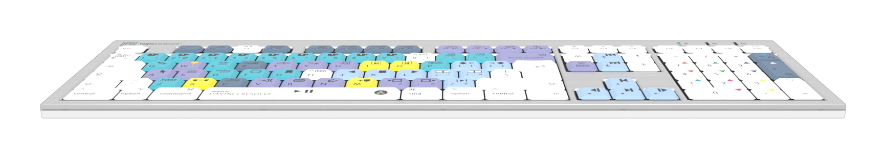 Logickeyboard Davinci Resolve Classic ALBA Mac - TL: Deutsch, QWERTZ, Ansicht 4