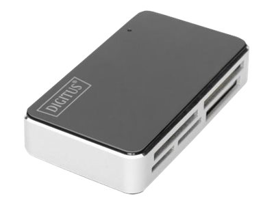 DIGITUS - Kartenleser - All-in-one (MS, MS PRO, MMC, SD, xD, MS PRO Duo, miniSD, CF, RS-MMC, MMCmobile, microSD, MMCplus, MMCmicro, SDHC, MS Micro) - USB 2.0