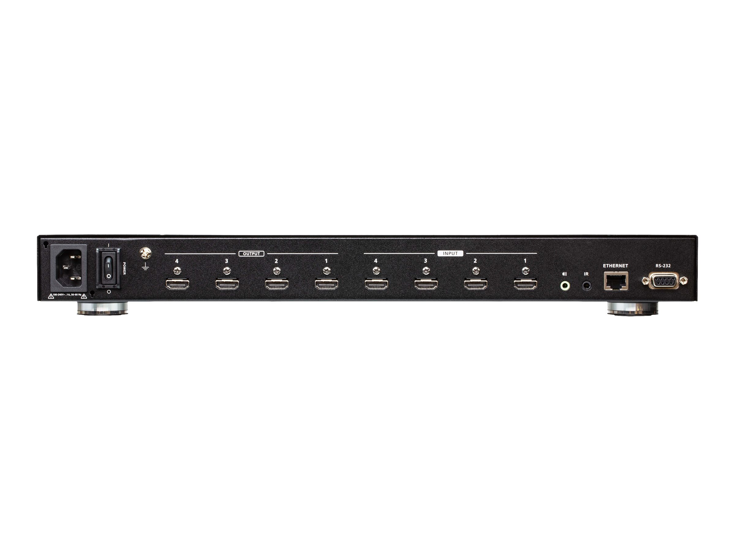 ATEN VanCryst VM6404HB 4 x 4 True 4K HDMI Matrix Switch with Scaler