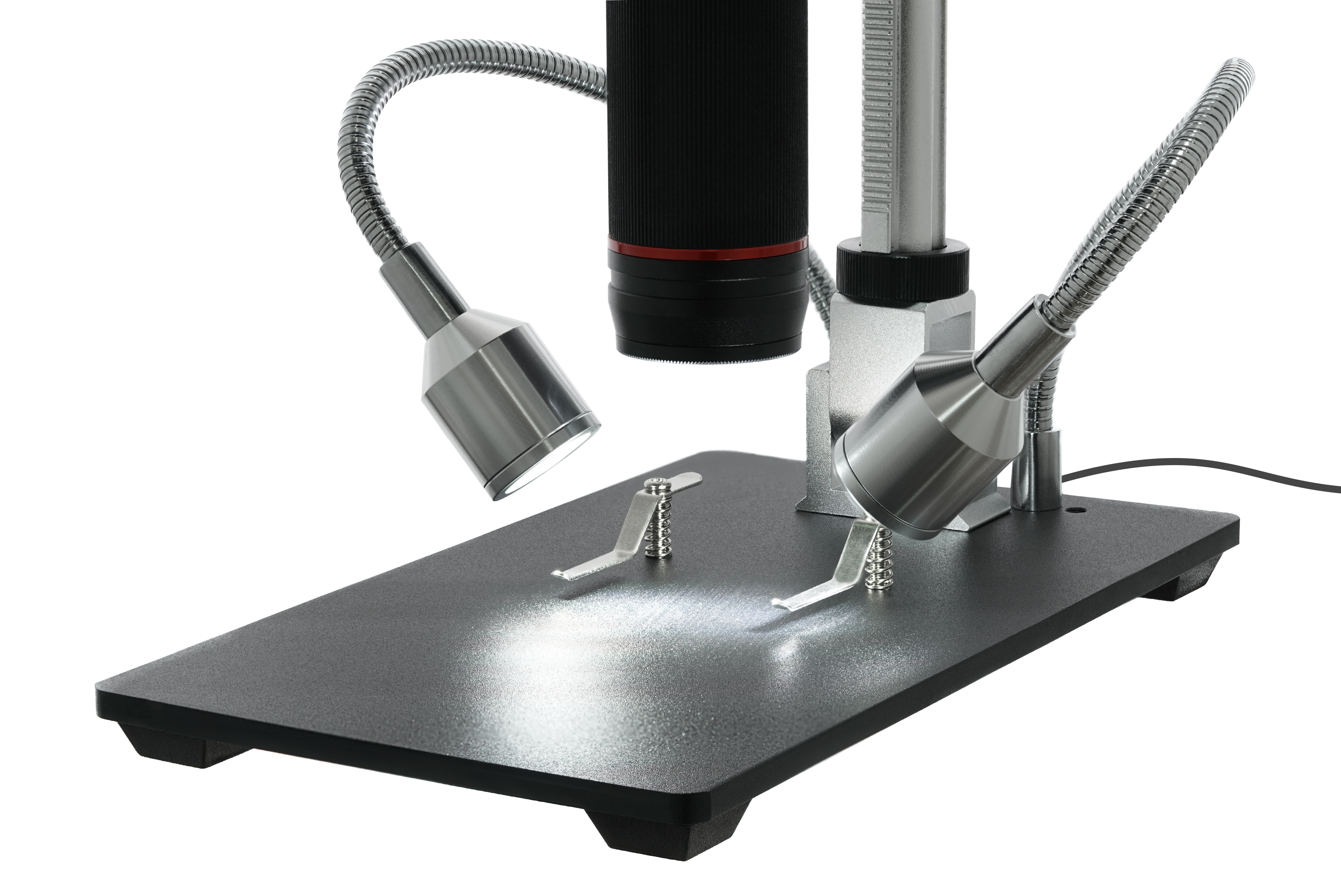 Levenhuk DTX RC4 - Digitales Mikroskop - Schwarz - Metall - LCD - 17,8 cm (7") - MicroSD (TransFlash), Ansicht 3