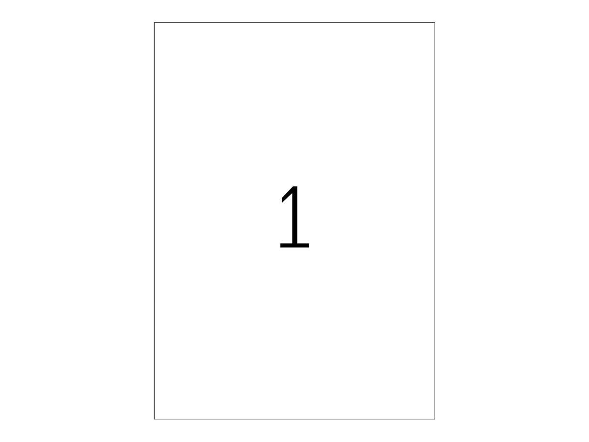 HERMA Special - Matt - selbstklebend entfernbarer Klebstoff - weiß - A4 (210 x 297 mm)