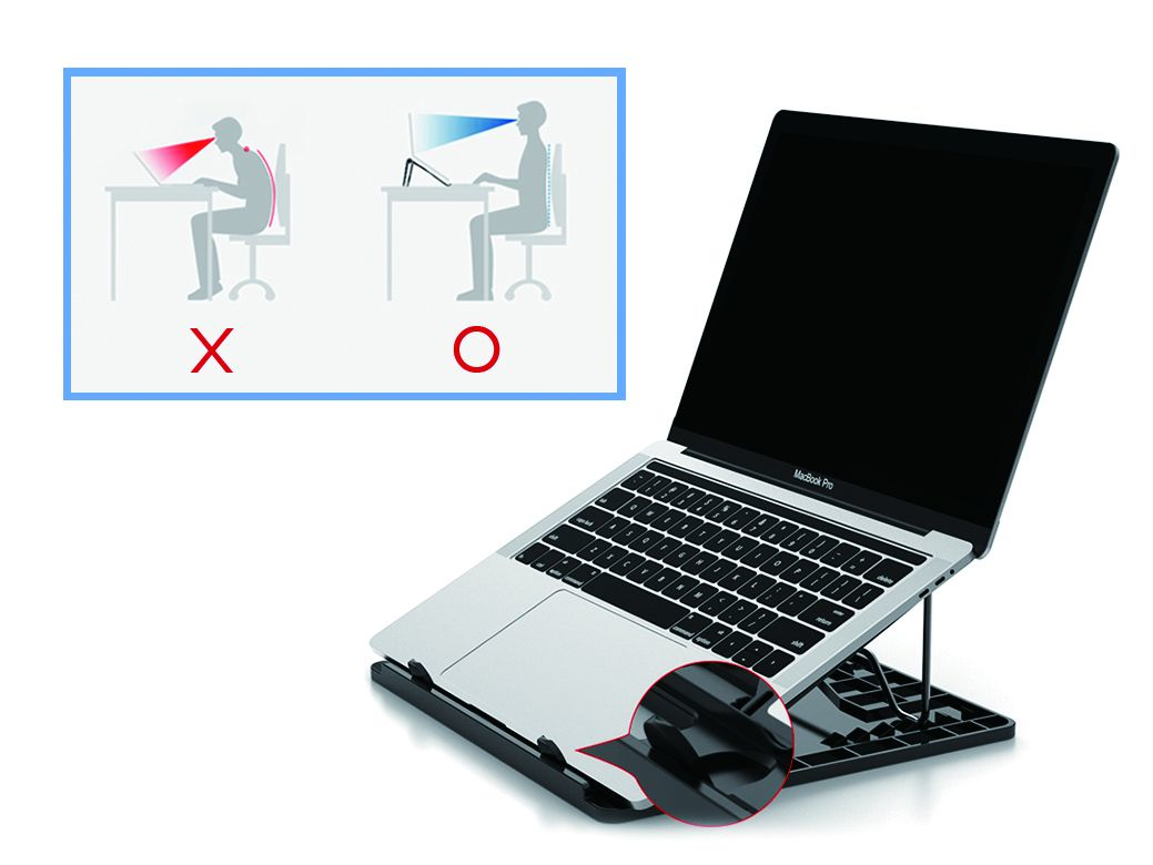 Conceptronic THANA ERGO S - Notebook-Ständer - 39.6 cm (15.6), Ansicht 4