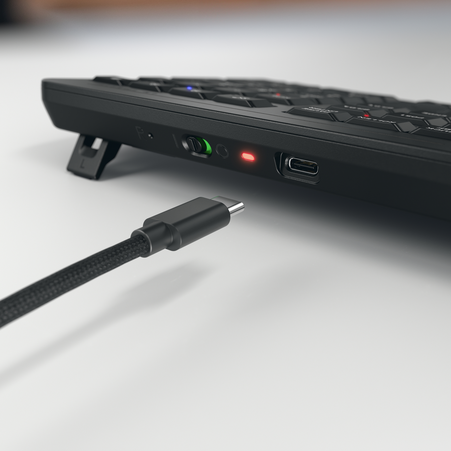 Cherry TAS Stream desktop Ultimate schwarz - Desktop - 4.000 dpi - TL: Deutsch, QWERTZ, Ansicht 3
