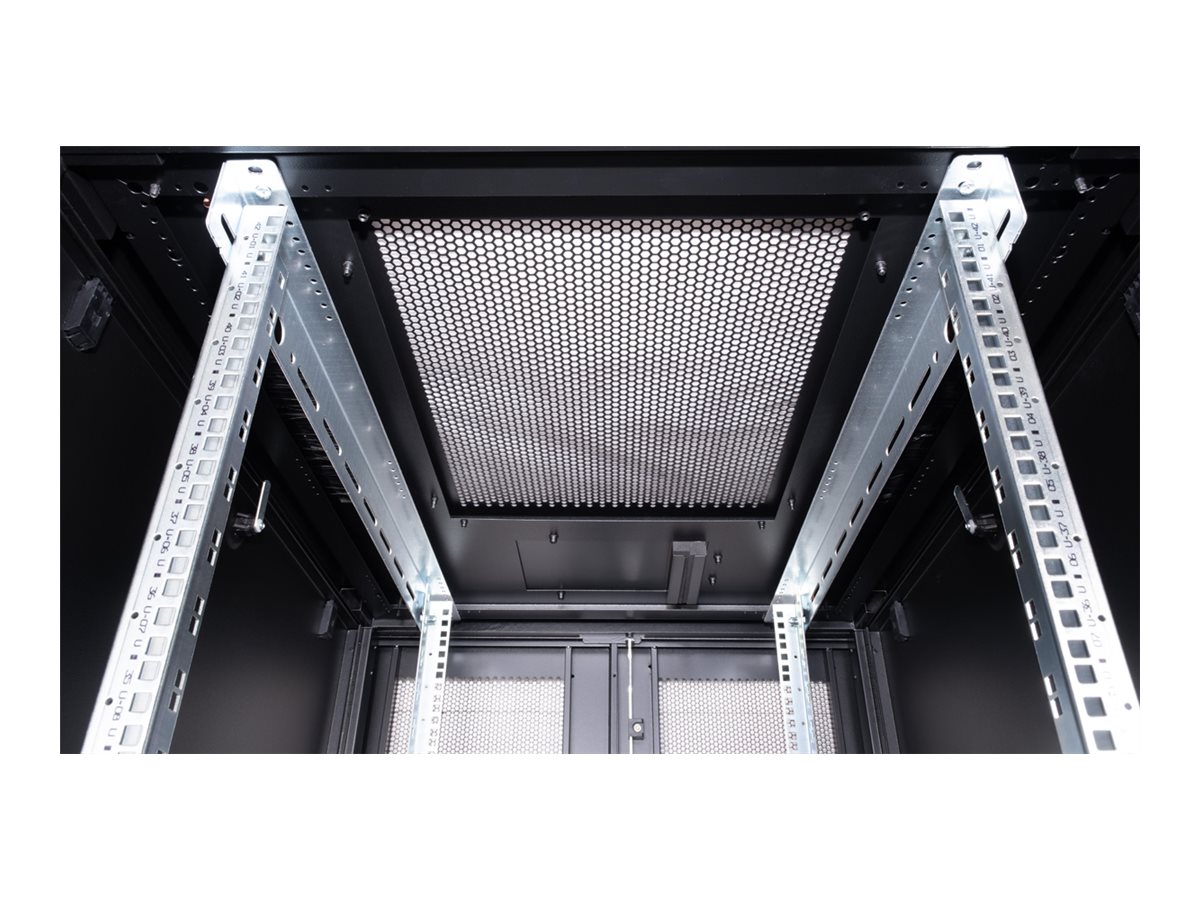 ROLINE 19 Zoll Serverschrank Pro 42 HE 800x1000 BxT schwarz, Ansicht 3