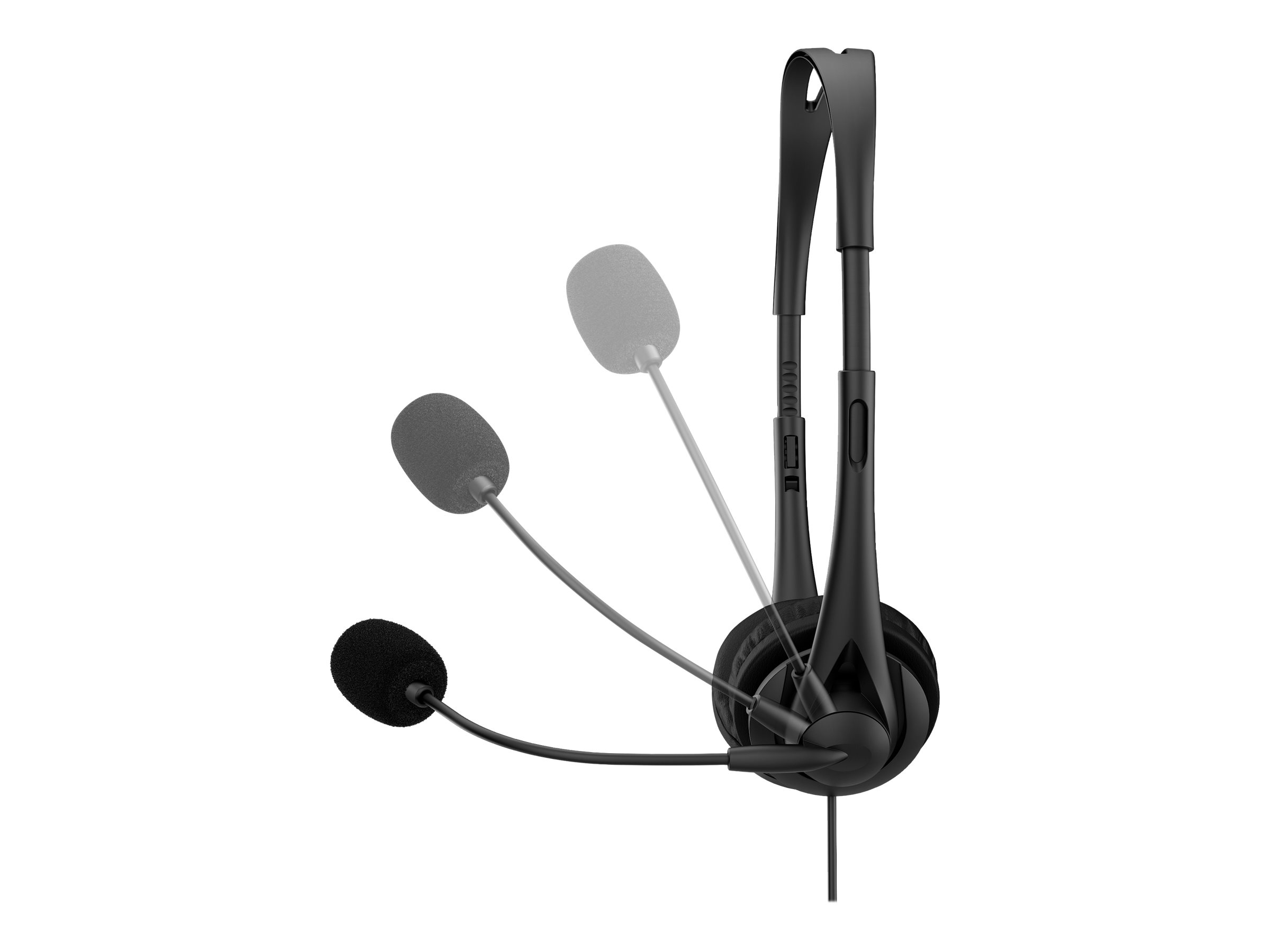 HP G2 - Headset - On-Ear - kabelgebunden - USB - nachtschwarz - für Victus by HP Laptop 15, 16, Laptop 14, 15, Pavilion x360 Laptop
