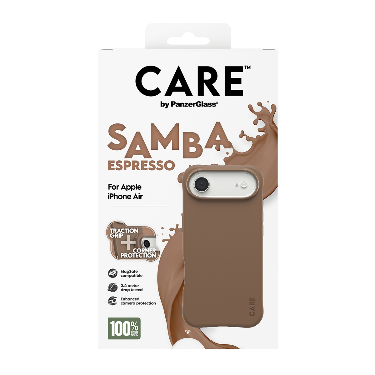 PanzerGlass CARE Case Fashionable MagSafe iPhone Air Espresso, Ansicht 3