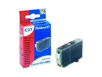 Pelikan C27 - 13 ml - Schwarz - kompatibel - Tintenpatrone (Alternative zu Canon CLI-8Bk)