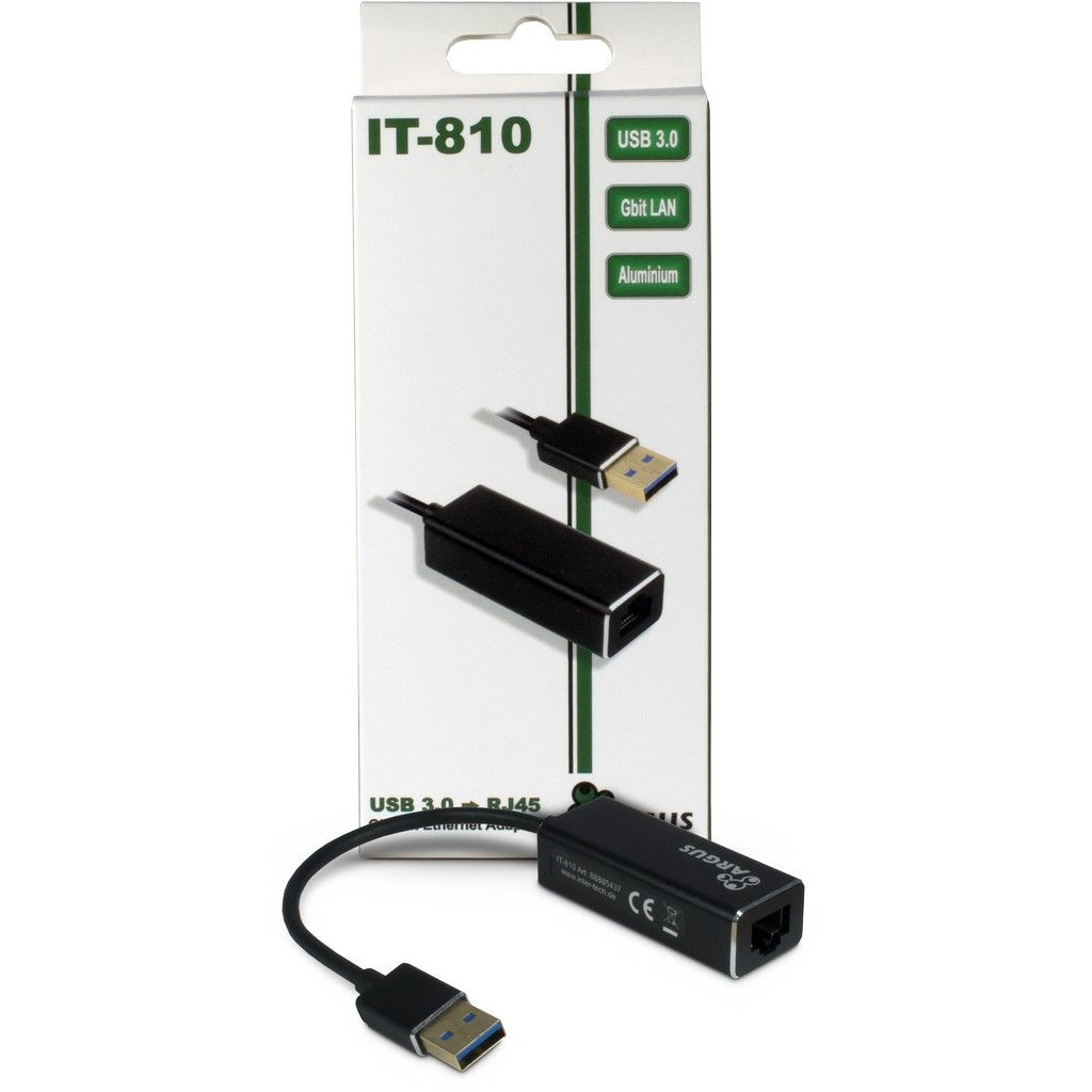 Inter-Tech Argus IT-810 - Netzwerkadapter - USB 3.0 - Gigabit Ethernet, Ansicht 4