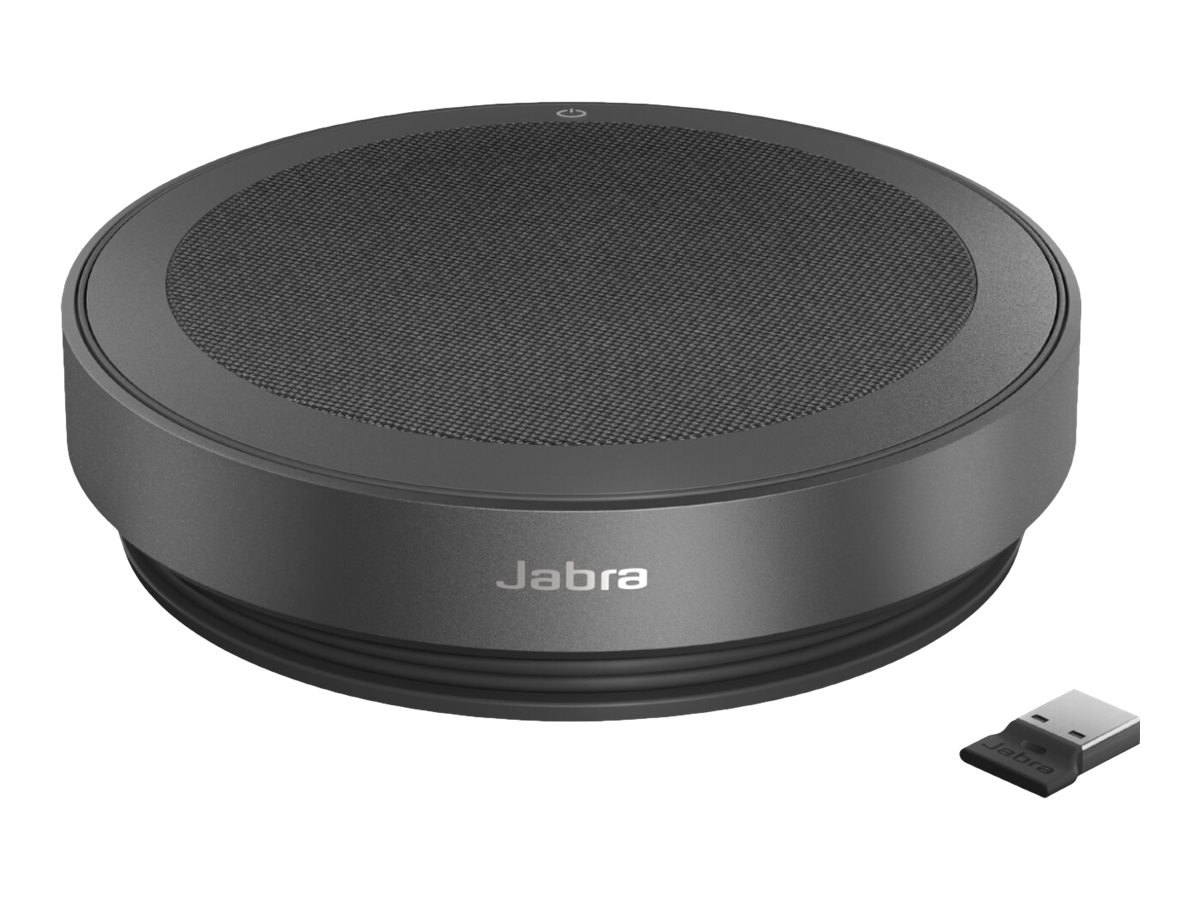 Jabra Speak2 75 MS - Freisprechtelefon - Bluetooth - kabellos - USB-C, USB-A - Dunkelgrau