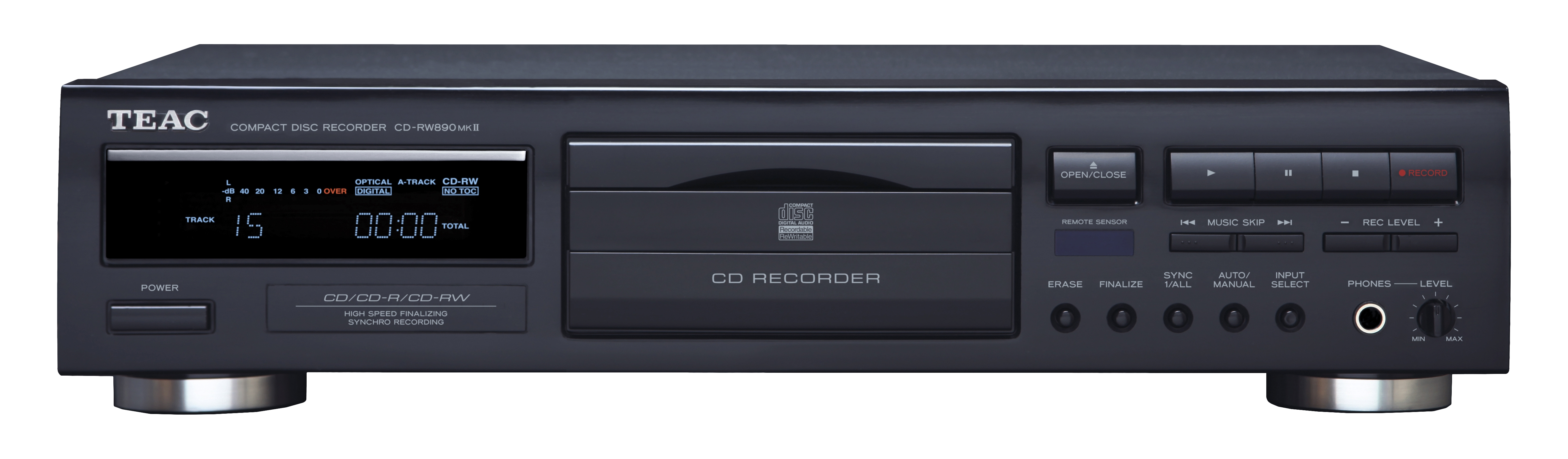 TEAC CD-RW 890 MKII-B-Personal CD Player-Black-programming | eBay