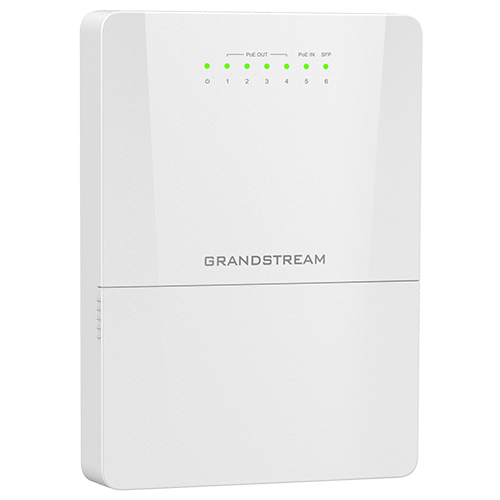 Grandstream GWN7710 Series GWN7710R - Switch - managed - 5 x 10/100/1000 (PoE), Ansicht 3
