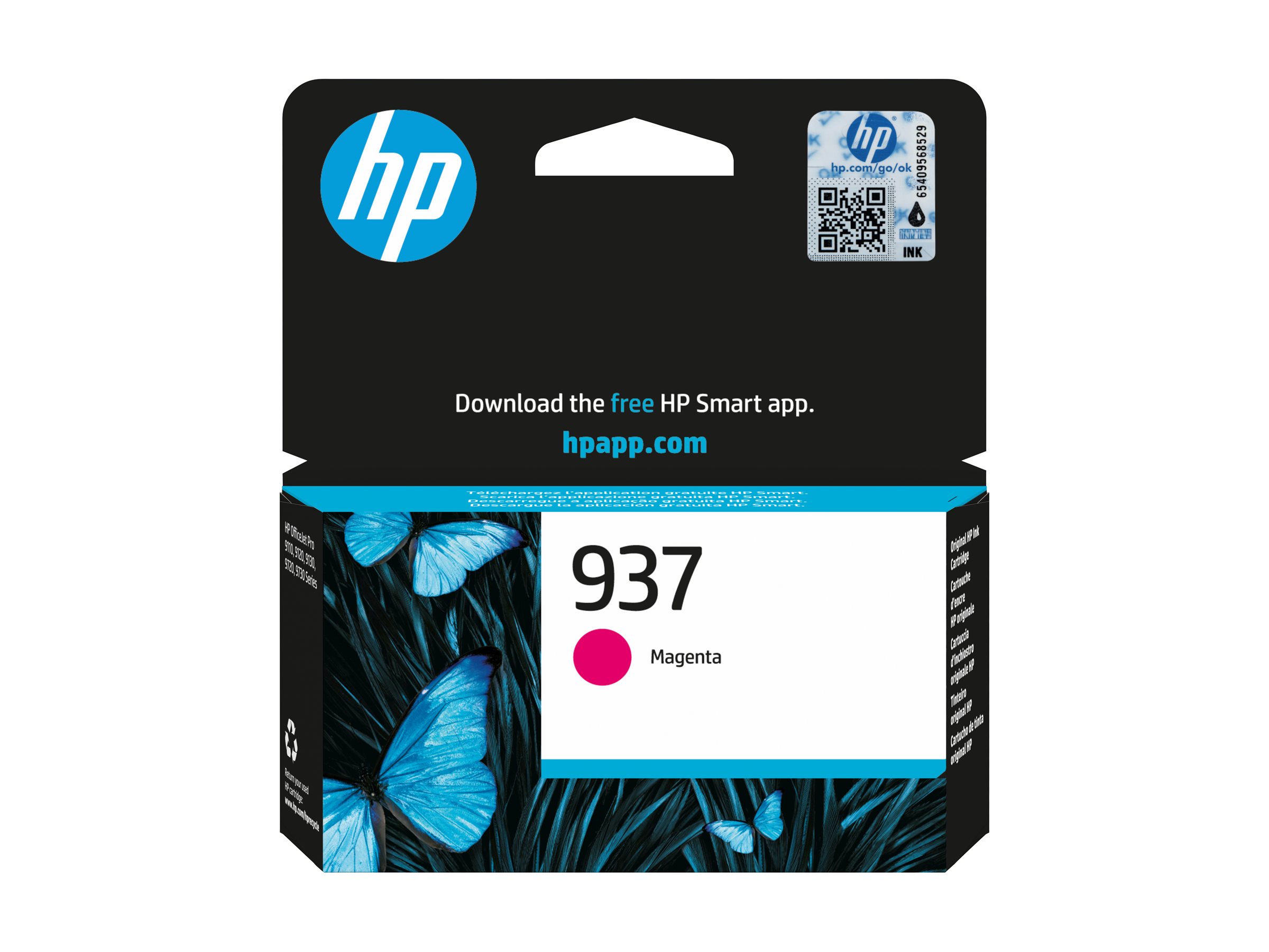 HP 937 - Magenta - original - Tintenpatrone - für P/N: 403X8B#687