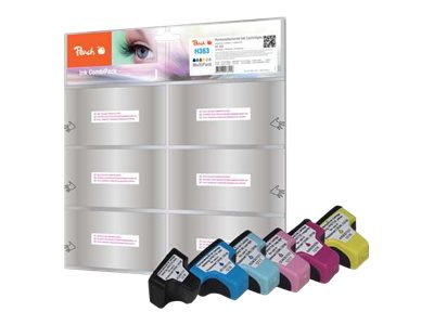Peach Combi-Pack - 6er-Pack - Schwarz Gelb Cyan Magenta hellmagentafarben hell Cyan