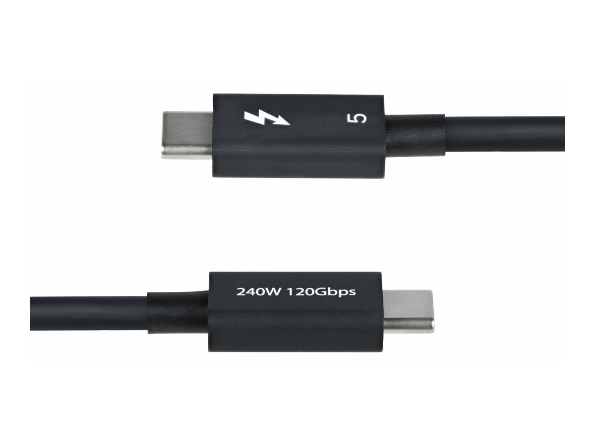 StarTech.com 3ft (1m) Thunderbolt 5 Cable, 80Gbps/120Gbps, Certified - Thunderbolt-Kabel - Thunderbolt 5 (M)