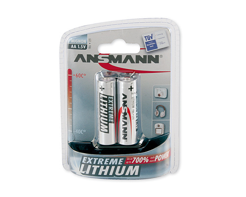 Ansmann Mignon Extreme Lithium - Batterie 2 x AA-Typ, Ansicht 2