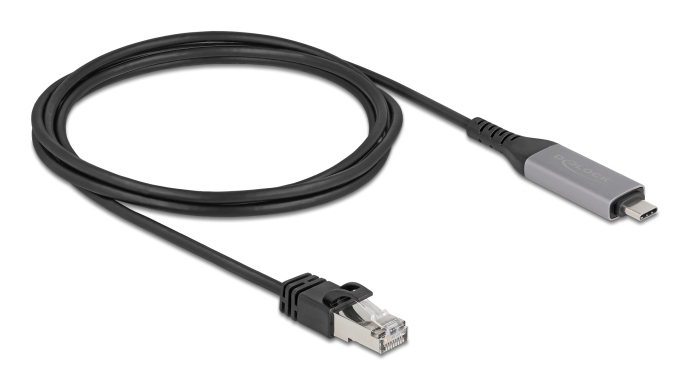Delock USB LAN Kabel Type-C zu RJ45 Gigabit Ethernet - Kabel - Digital/Daten, Ansicht 3