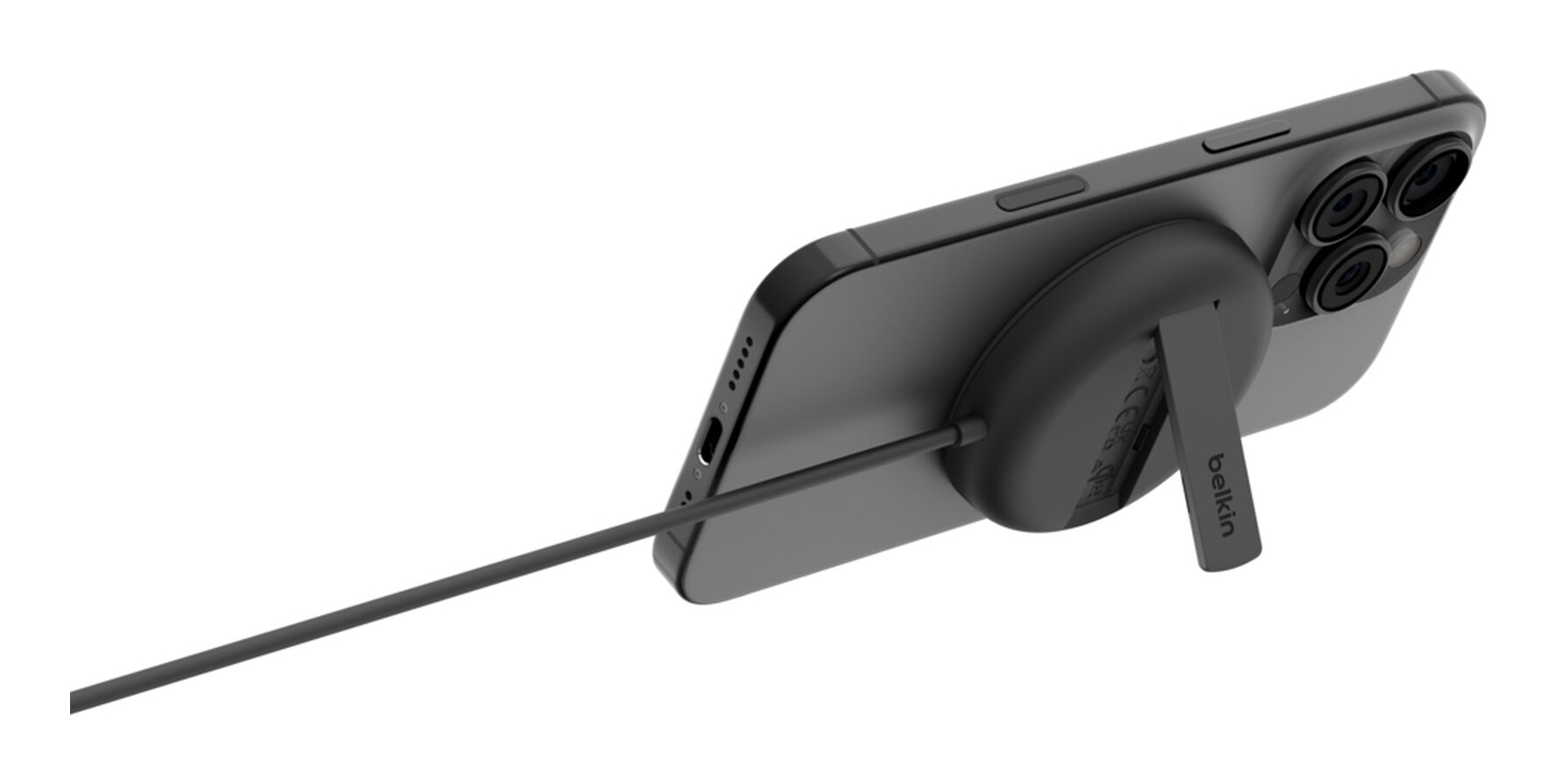Belkin BoostCharge Pro - Induktive Ladematte - schwarz, Ansicht 4