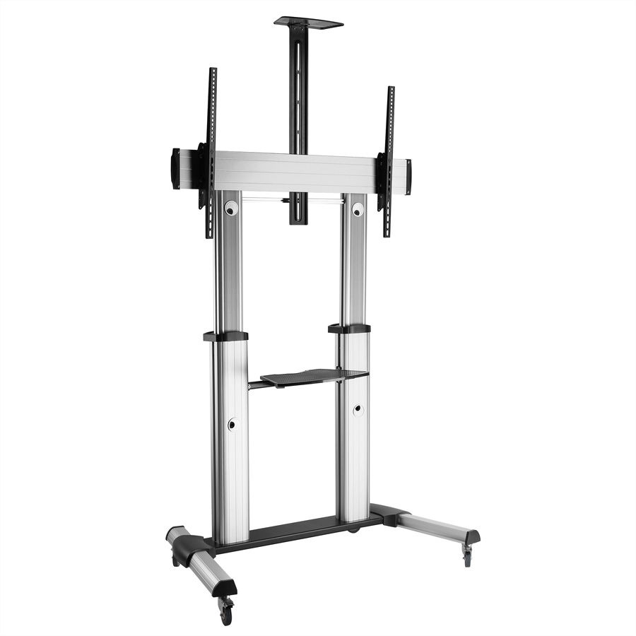ROLINE Aufstellung für LCD-Display - Silber - Bildschirmgröße: 152.4-254 cm (60-100), Ansicht 2