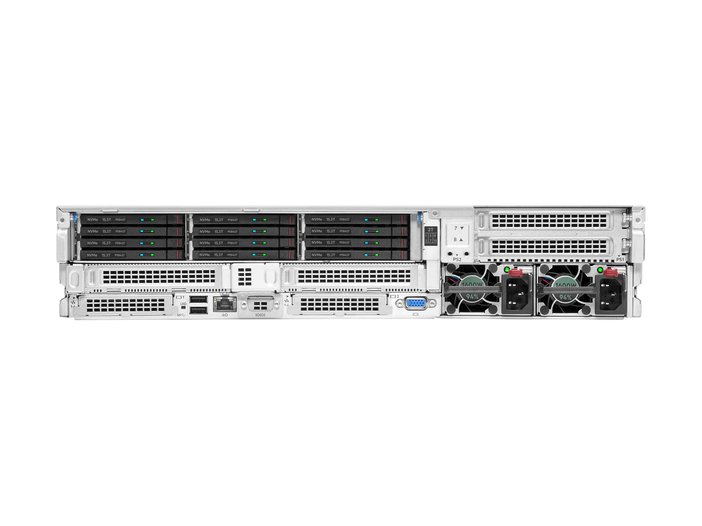 HPE Alletra 4120 - Server - Rack-Montage - 2U - zweiweg - keine CPU - RAM 0 GB - SATASAS - Hot-Swap 8.9 cm (3.5)