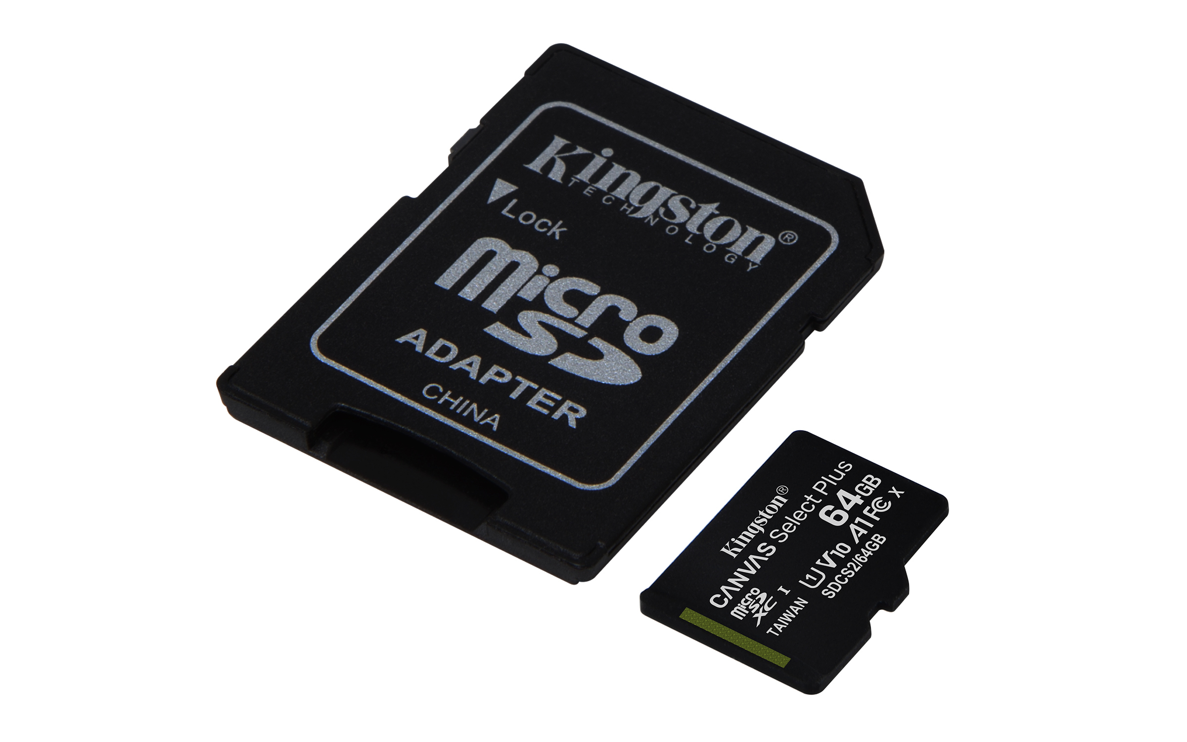 Kingston Canvas Select Plus - Flash-Speicherkarte (microSDXC-an-SD-Adapter inbegriffen), Ansicht 3