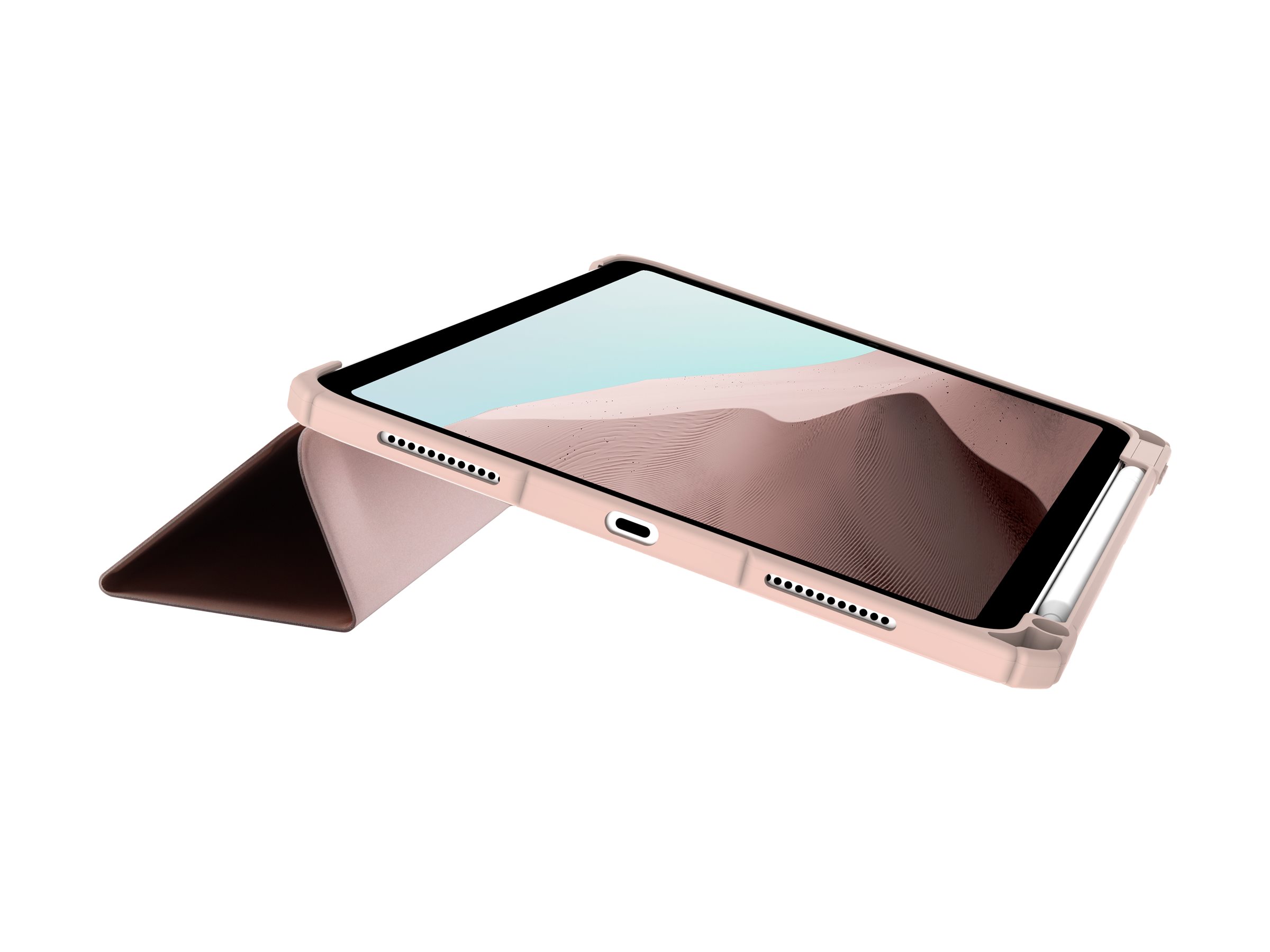 dbramante1928 London ICON - Flip-Hülle für Apple 10.9-inch iPad (10. Generation) - Kunststoff - rosa sandfarben, Ansicht 3