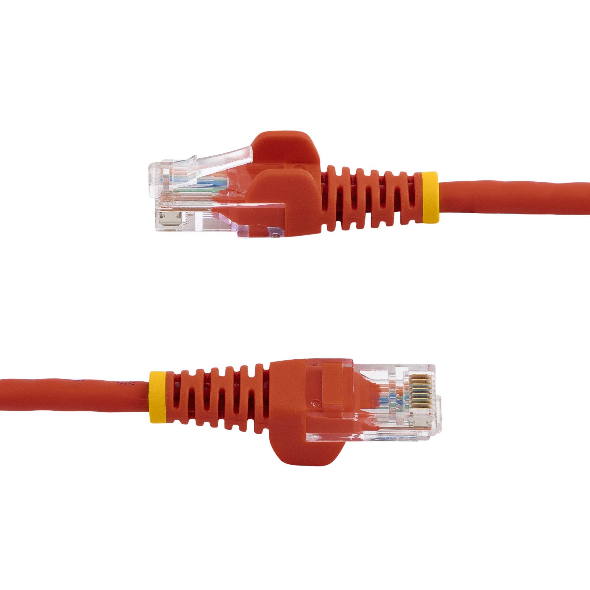 StarTech.com 1m Cat5e RJ45 UTP Netzwerkkabel Snagless - Cat 5e Patchkabel - Rot - Stecker / Stecker - Patch-Kabel, Ansicht 2