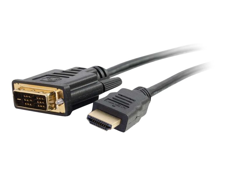 C2G 0.5m (1.6ft) HDMI to DVI Cable - HDMI to DVI-D Adapter Cable