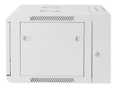 Intellinet Network Cabinet Wall Mount (Double Section Hinged Swing Out) 15U Usable Depth 425mmWidth 540mm Grey Assembled Max 30kg Swings out for access to back of cabinet when installed on wall 19 Parts for wall install (eg screwsrawl plugs)