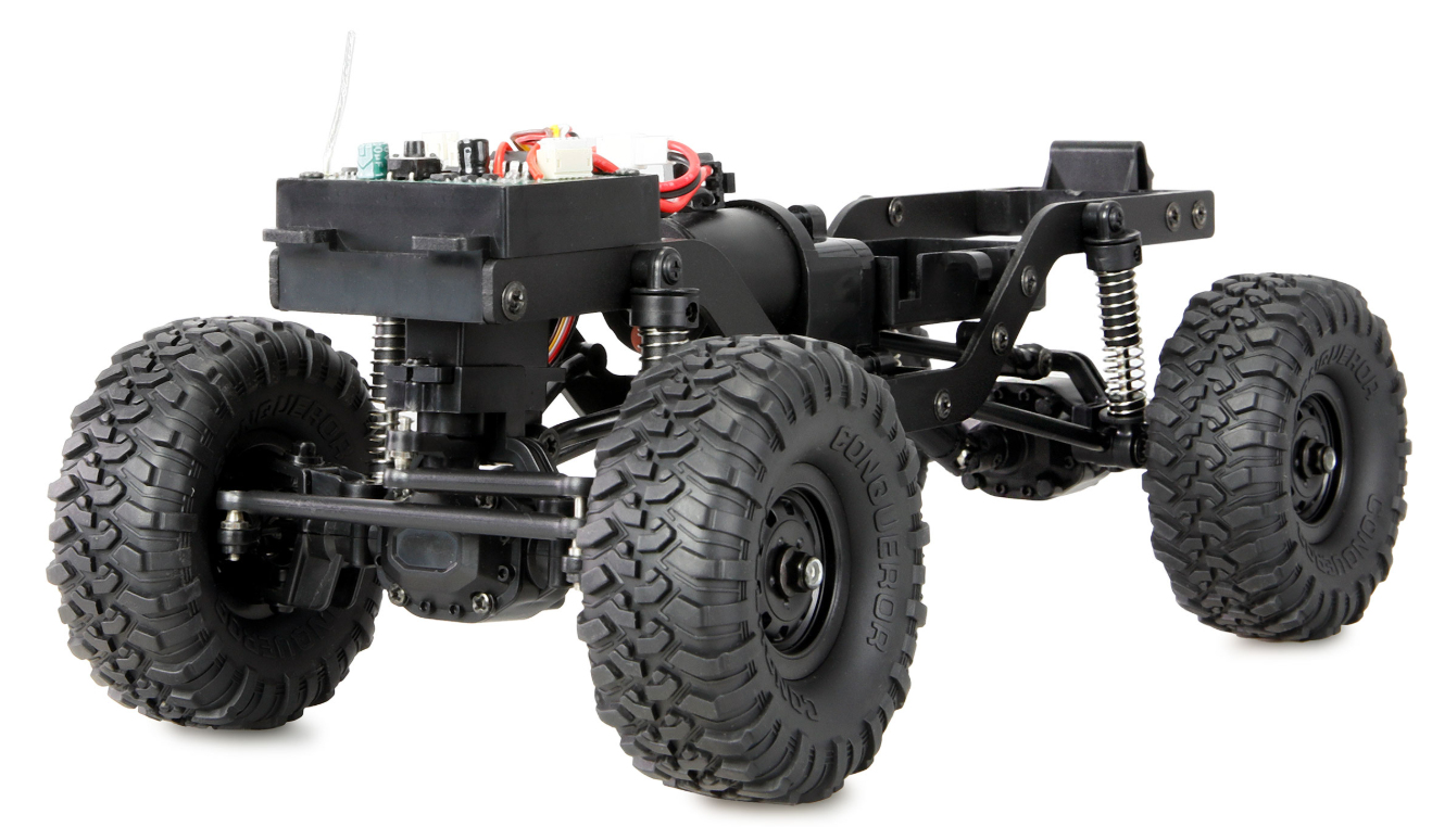 Amewi RC Crawler Mini-D90 AMXRock 4WD 1 16 RTR schwarz, Ansicht 2