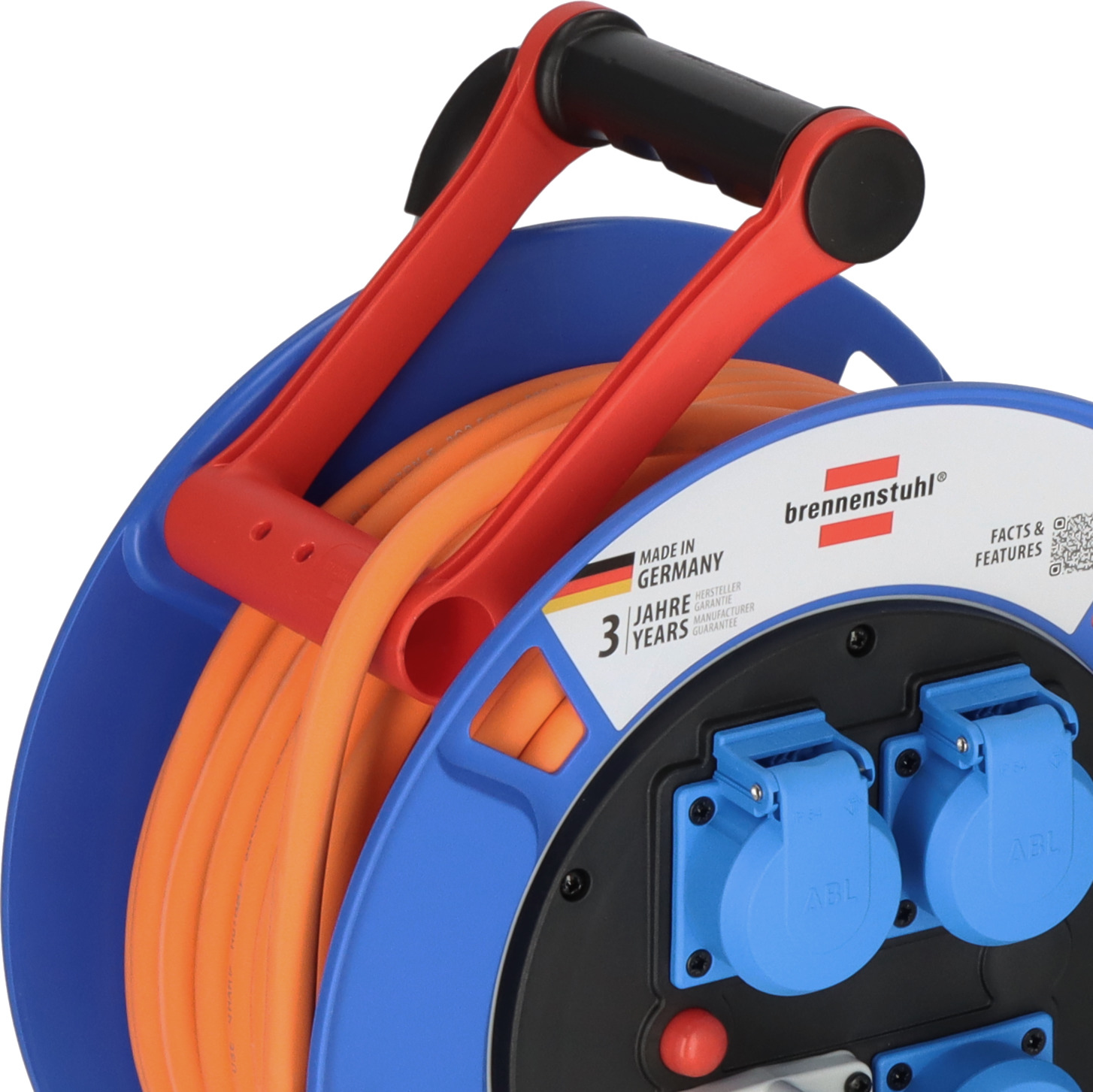 Brennenstuhl Kabeltrommel CEE 300 orangeCamping - Kabel - Strom/Netzteil, Ansicht 2