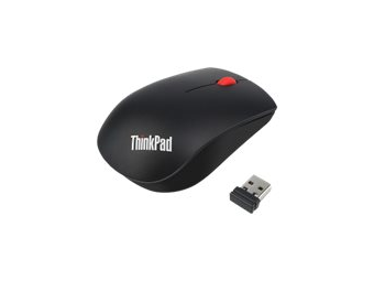 Lenovo ThinkPad Essential Wireless Mouse - Maus - Laser - 3 Tasten - kabellos - 2.4 GHz - kabelloser Empfänger (USB)