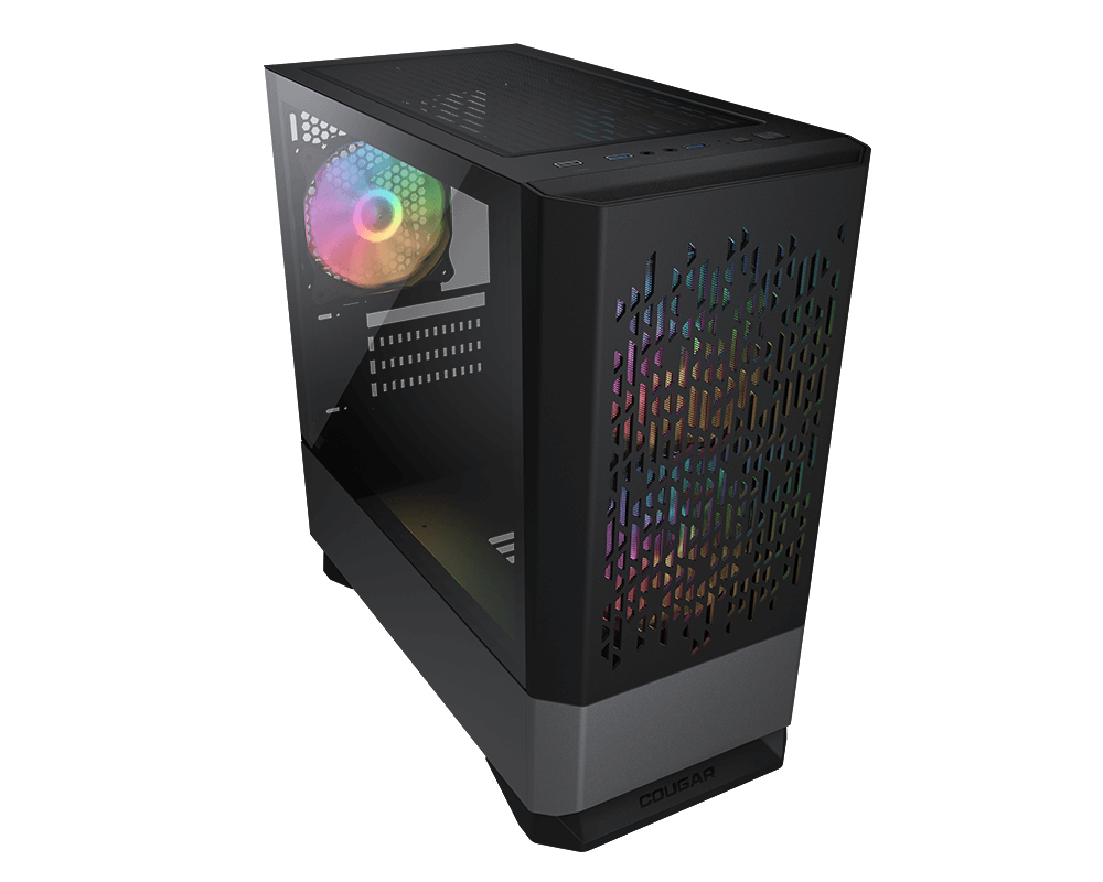 Cougar Gehäuse Mini-Tower MG140 Air ARGB Schwarz - Midi/Minitower - ATX, Ansicht 3