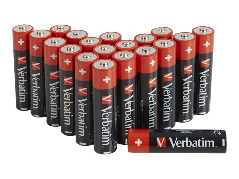 Verbatim - Batterie 20 x AA / LR06 - Alkalisch