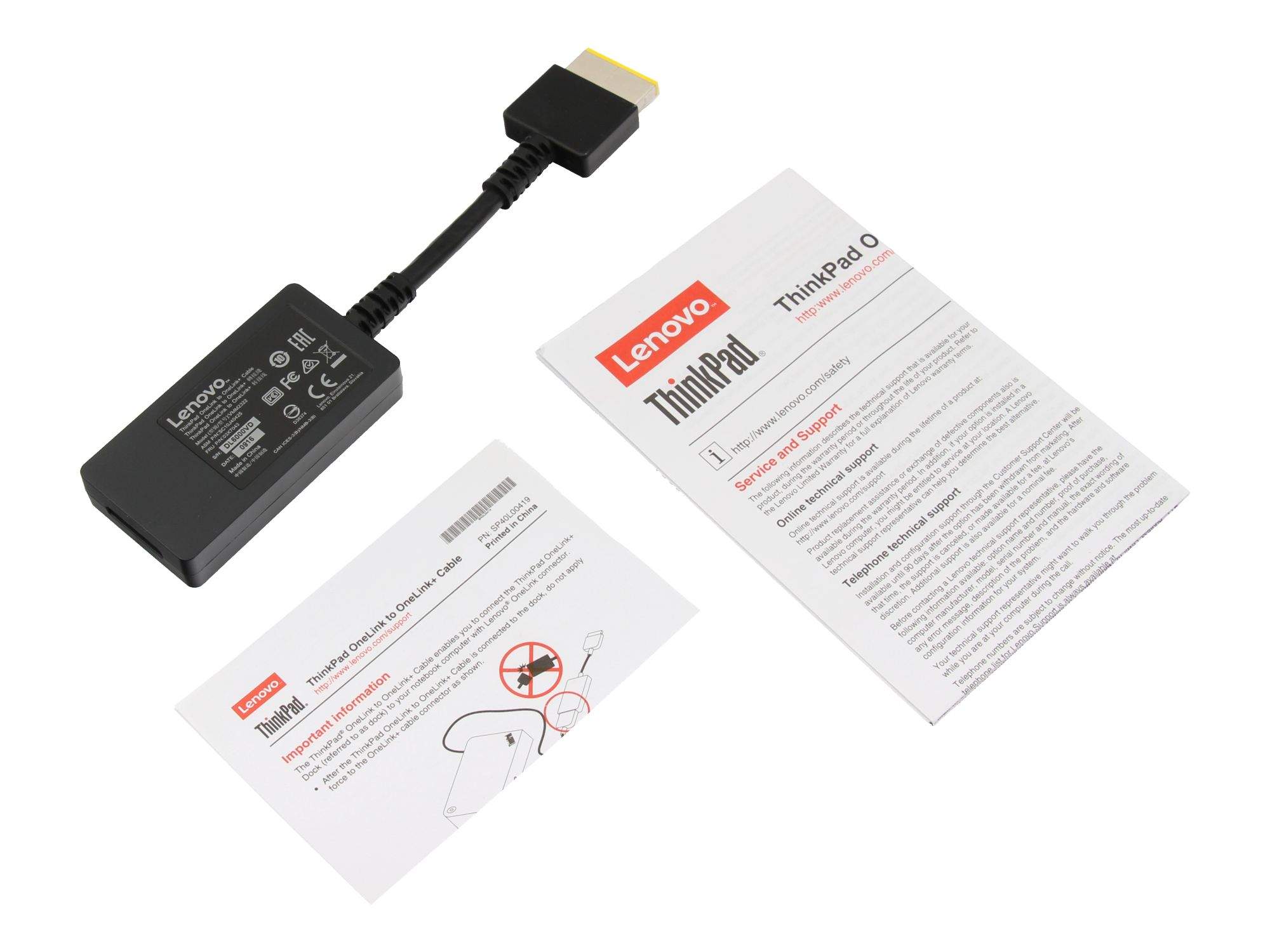 Lenovo Datenkabel - OneLink+ (W) zu OneLink (M), Ansicht 2