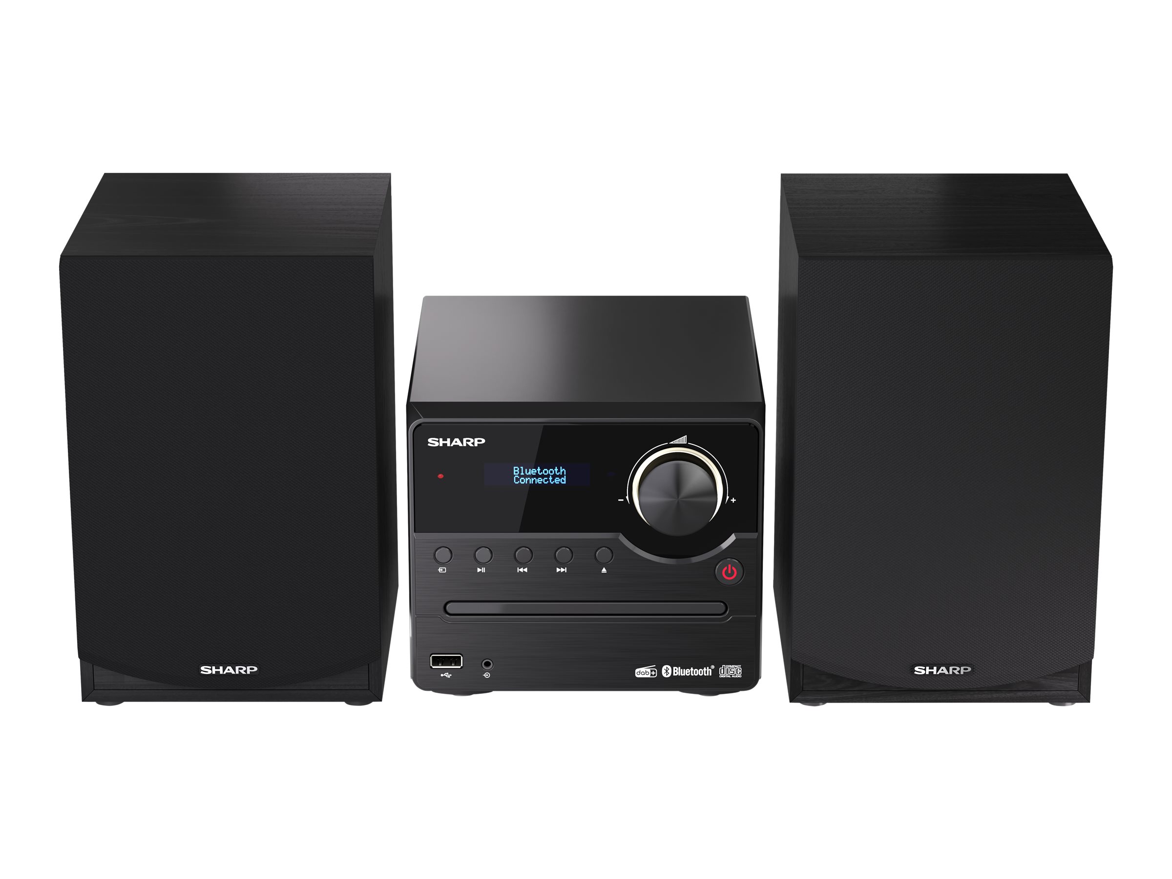 Sharp XL-B517D - Heim-Audio-Mikrosystem - Schwarz - 1 Disks - 45 W - Voller Bereich - 60 - 20000 Hz, Ansicht 4