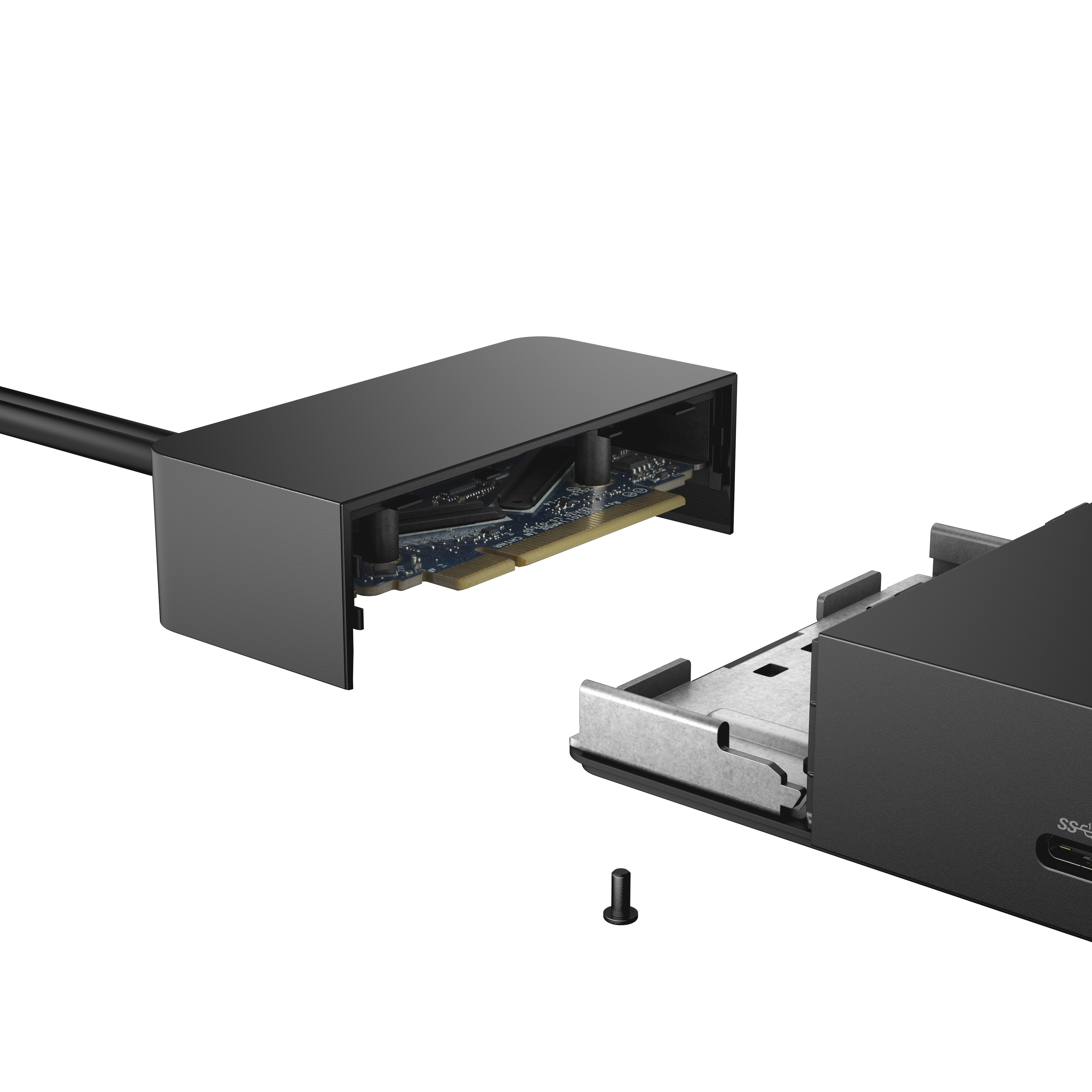 Dell WD19 - Kabelgebunden - USB 3.2 Gen 1 (3.1 Gen 1) Type-C - 2.0b - USB Typ-C - 10,100,1000 Mbit/s - Schwarz - Docking / Adapter, Ansicht 2