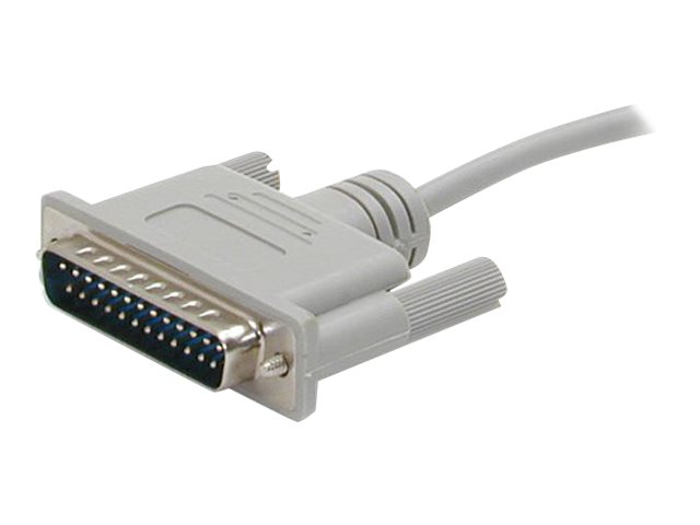 StarTech.com 3m gekreuztes DB9 auf DB25 Seriell Nullmodemkabel - Bu/St - 9 polig Nullmodem Kabel - Nullmodemkabel - DB-9 (W)