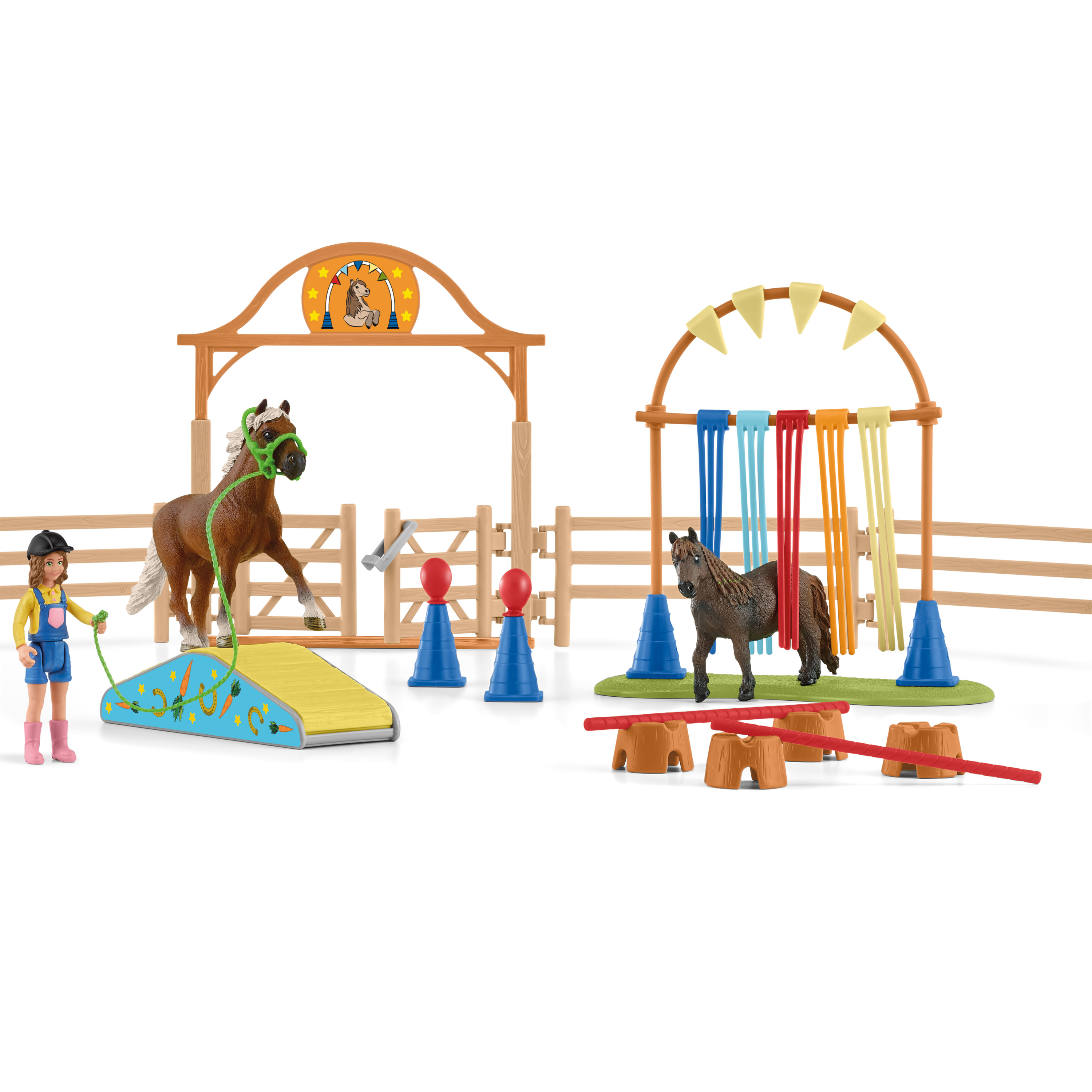 Schleich Farm Life Pony Agility Training - Junge/Mädchen - 3 Jahr(e) - Mehrfarbig - 8 Jahr(e) - Tiere - Bauernhof, Ansicht 4