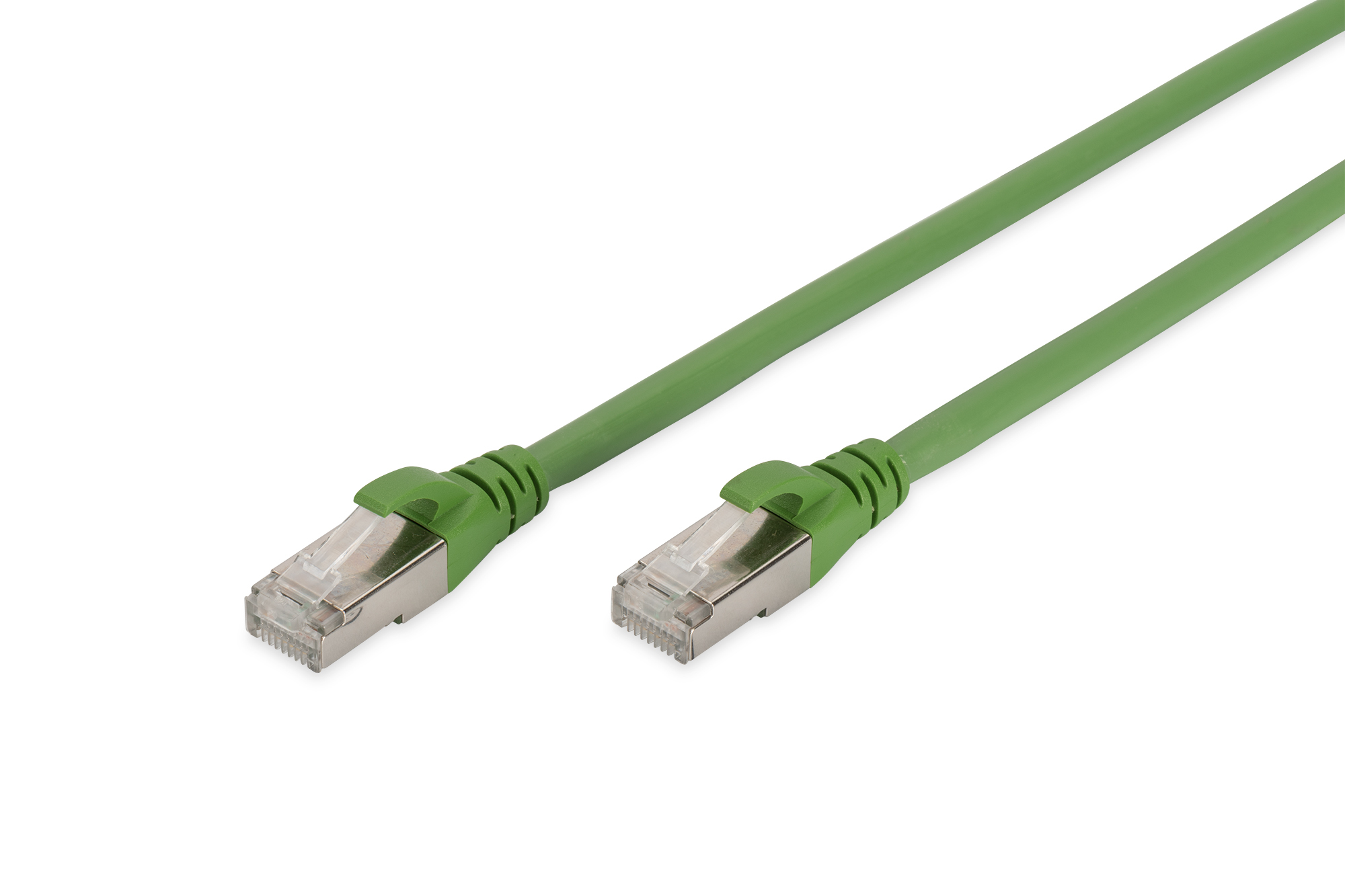 DIGITUS CAT 6A S/FTP Patchkabel, PUR (TPU), 0,5 m, Cat6a, S/FTP (S-STP), RJ-45, RJ-45