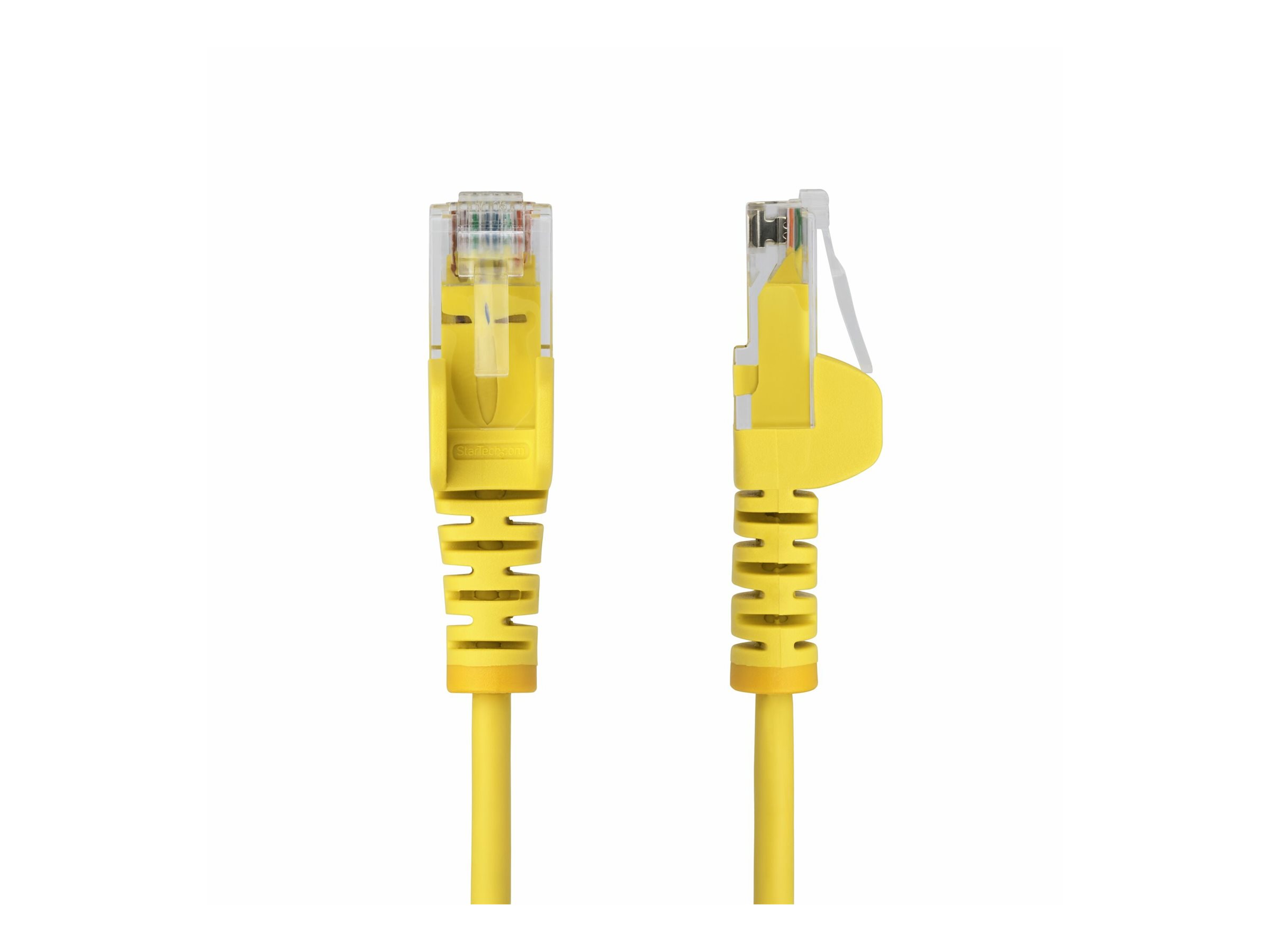 StarTech.com 5m Yellow Slim CAT6 Ethernet Cable, Snagless, 28AWG, LSZH - Patch-Kabel - RJ-45 (M), Ansicht 4