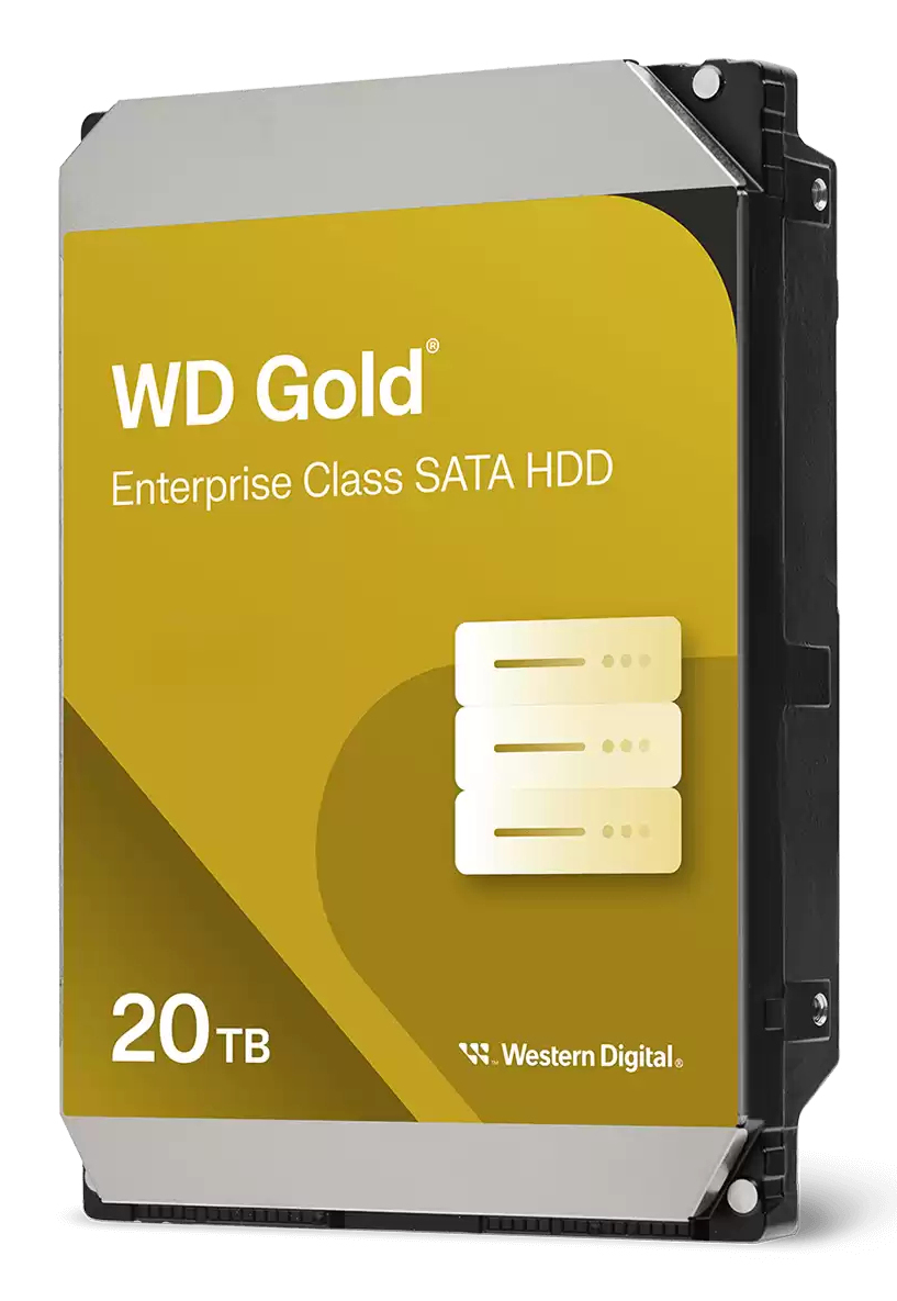 WD Gold WD203KRYZ - Festplatte - Enterprise - 20 TB - intern - 3.5 (8.9 cm), Ansicht 2