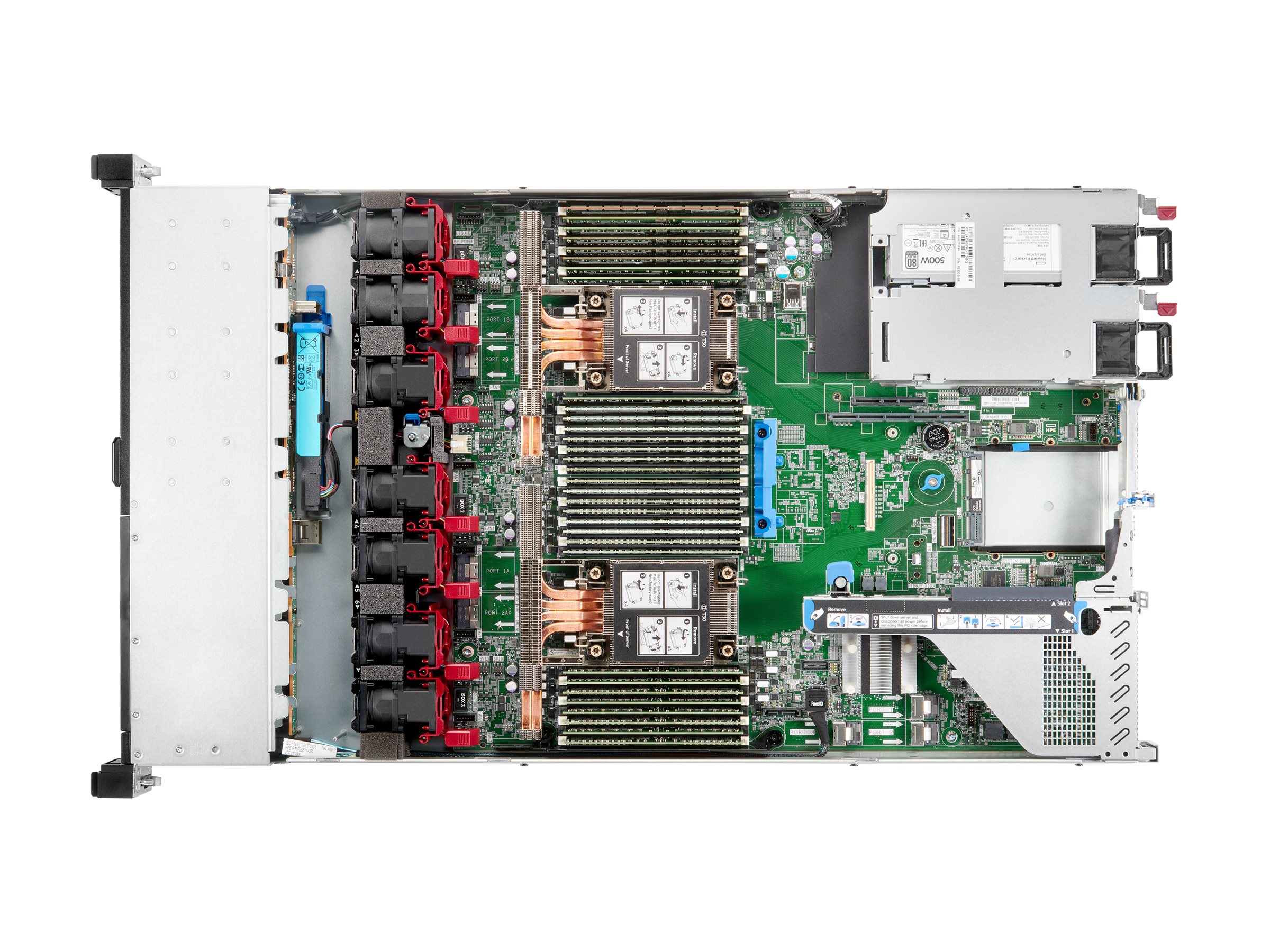 HPE ProLiant DL360 Gen10 Plus - Server - Rack-Montage - 1U - zweiweg - 1 x Xeon Silver 4309Y  2.8 GHz - RAM 64 GB - SATASASNVMe - Hot-Swap 6.4 cm (2.5)