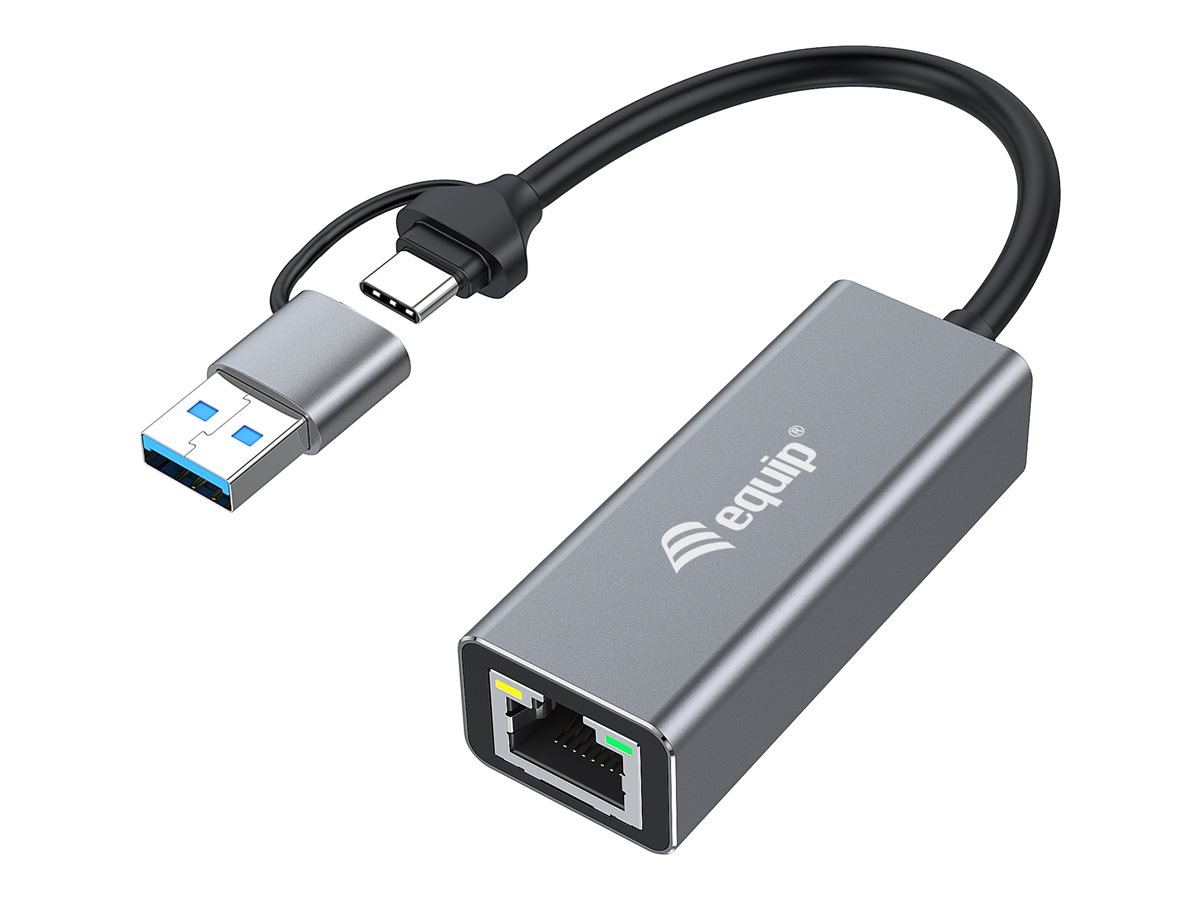 Equip Netzwerkadapter - USB-C / USB-A - 10/100/1000/2500Base-T
