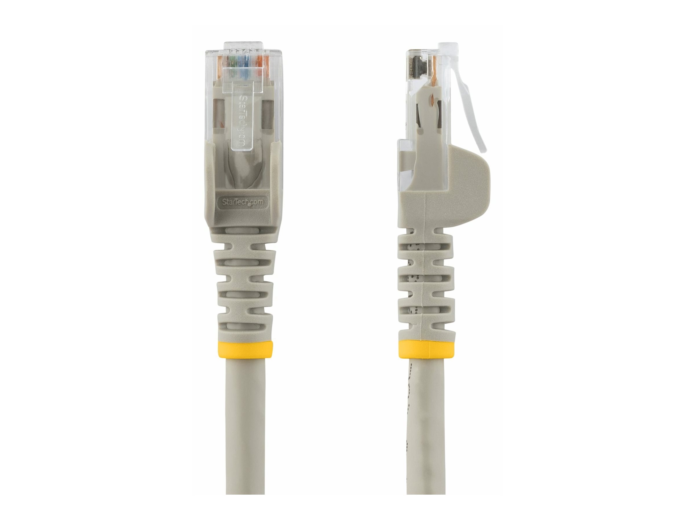 StarTech.com 3m CAT6 Ethernet Cable, 10 Gigabit Snagless RJ45 650MHz 100W PoE Patch Cord, CAT 6 10GbE UTP Network Cable w/Strain Relief, Grey, Wiring is UL Certified/TIA - Category 6 - 24AWG (N6PATC3MGR)