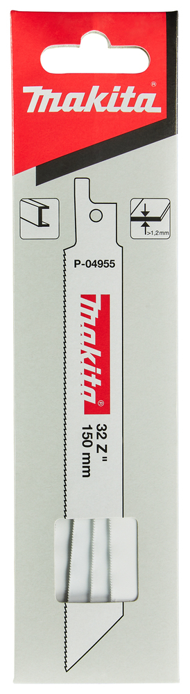 Makita Säbelsägeblatt - für Metall, Edelstahl, Blattmetall, nicht eisenhaltiges Metall, Stahl, Ansicht 4