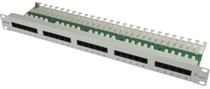 Telegärtner Karl Gärtner ISDN/Telephone Patch Panel MPPI25-H - Patch Panel - Hellgrau, RAL 7035 - 1U -48.3cm, Ansicht 2