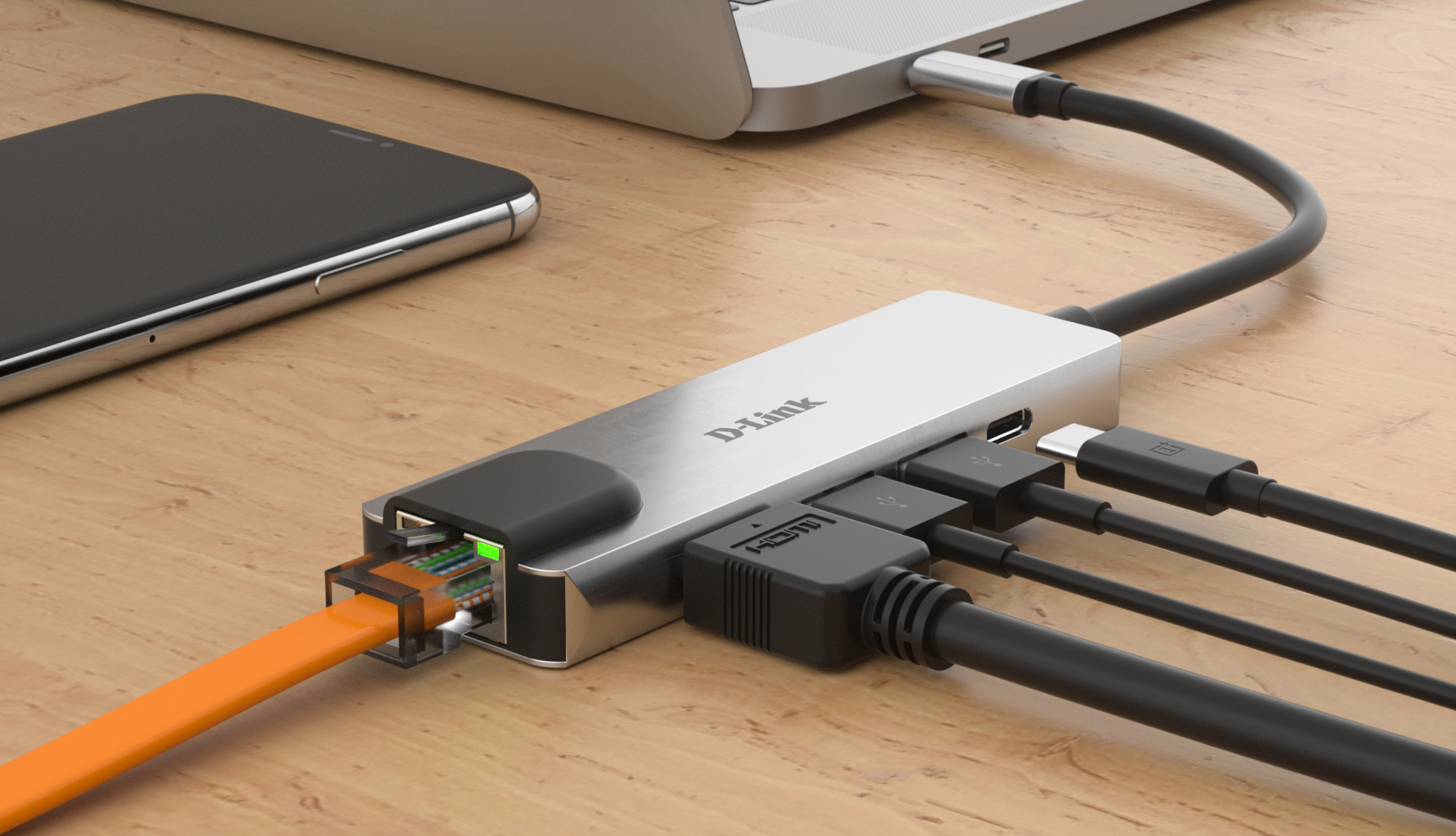D-Link DUB-M520 - Dockingstation - USB-C / Thunderbolt 3, Ansicht 4